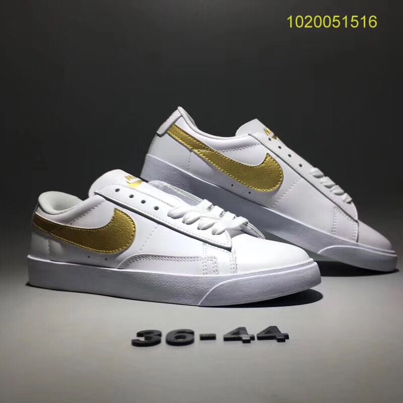 Women Nike Blazer 2.0 White Gold Shoes